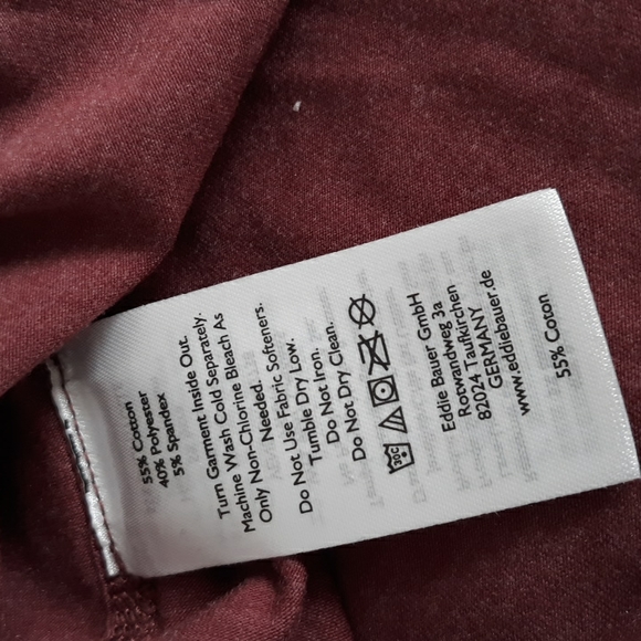 NWT Eddie Bauer Small Adventurer Henley Seawool Short Sleeve Shirt - Picture 16 of 16